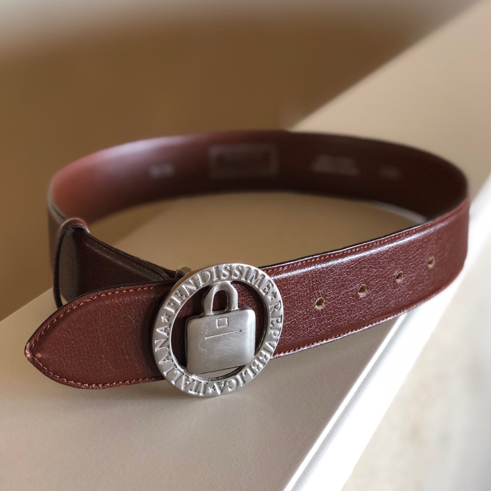Fendissime leather belt